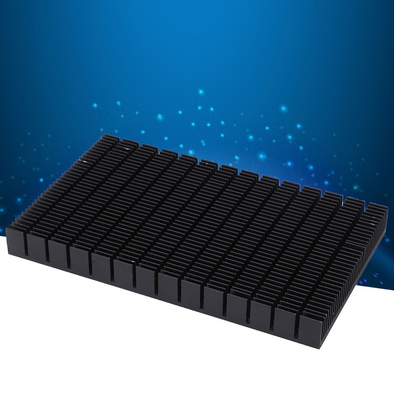 Heat Sink Aluminum Black Cooler Heat Board Radiator Heatsink Power
