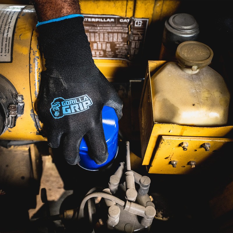 Gorilla Grip Work Gloves, Never Slip Maximum Grip All-Purpose, Gloves