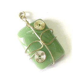 crystalmiracle Green Quartz Pendant Crystal Healing Fashion Gift Positive Energy Metaphysical Gemstone Peace Handcrafted Accessory