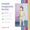 Magnetic Me Footie - Pijama suave modal para bebé con