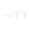 MUJI NDG27A3A Acrylic Display, U-Shaped, Set of 3, Wide