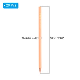 PATIKIL Skin Color Colored Pencils Set,20 Pcs Oil Color Pencils Wooden Coloring Drawing Pencil for Artists Art Painting