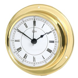 Barigo Tempo Clock brass