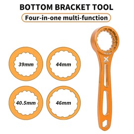 4 in 1 Multifunction Bike Bottom Bracket Tool BB Wrench Bottom Bracket Removal Tool Fit for Shimano and SRAM Shimano Bottom Bracket