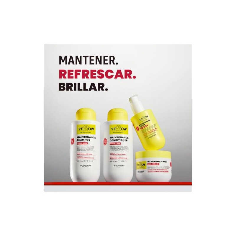 YELLOW PROFESSIONAL COLOR CARE MAINTENANCE MASK 300 ml Mascarilla para
