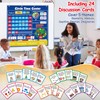 Circle Learning Time Center Pocket Chart Calendar Set, Educational Pocket