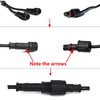 NBWDY Waterproof 1-2 Y Extension Cable Wire Cord Set for