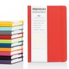 Bullet Journal A5 Dotted Notebook with Faux Leather Hardback Cover