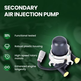 MOCA Secondary Air Injection Pump Fit 2005-2015 for Toyota Tacoma 2.7L, 2008-2011 Sequoia 5.7L, 2004-2009 4Runner 4.7L, 2005-2009 Sequoia Tundra 4.7L, 2005-2007 for Lexus LX470 4.7L