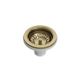 BOCCHI 2330 0001 BG Fireclay Brushed Gold Kitchen Sink Strainer