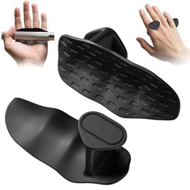 2 PCS Gym Hand Grips, Weight Lifting Grips, Anti Slip Workout Grips, Hand Grips for Weight Lifting, Gym Grips, Gym Grips for Women, Weight Grips for Bodybuilding/Training/Sports(Black)