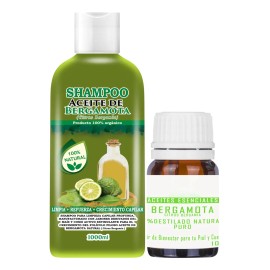 Shampoo De Bergamota 1 Litro Mas Aceite Gratis