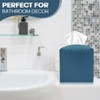 Azormi Tissue Box Cover, PU Leather Square Tissue Box Holder