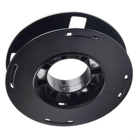 EasyByMall Cable Reel Black Wire Wrap Reel for Organizing Cables, Christmas Lights, Ropes and Ethernet Cables