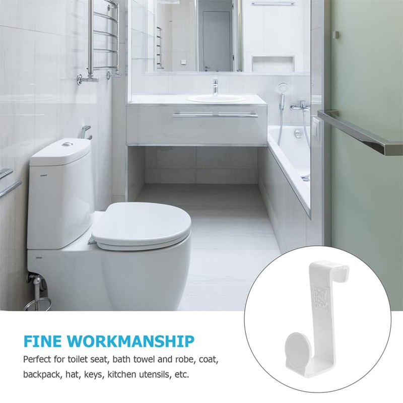 3pcs Potty Hook Toilet Tank Hooks Potty Ring Hook Bathroom