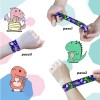 Pulseras De Bofetada Para Niños, 100 Pcs, Pulseras A Presión
