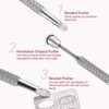KADS Upgraded Dual-Ended Stainless Steel Nail Cuticle Pusher and Cleaner
