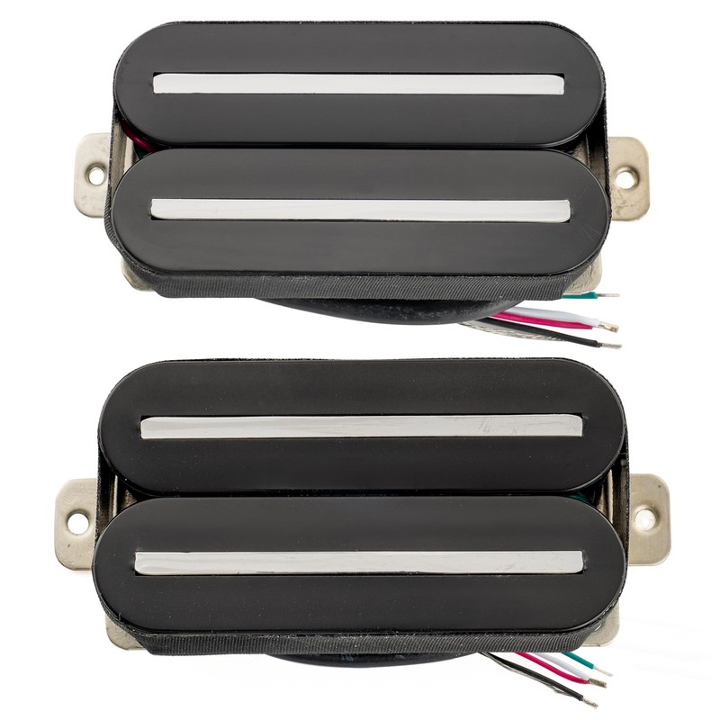 Musiclily Pro HH-DJRC Ceramic Rail Blade Humbucker Neck Bridge Pickups