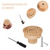 YUE QIN Pack of 12 Rattan Furniture Knobs Cabinet Knobs
