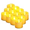 12 PCS Velas LED Sin Llama, Velas Eléctricas Luz de