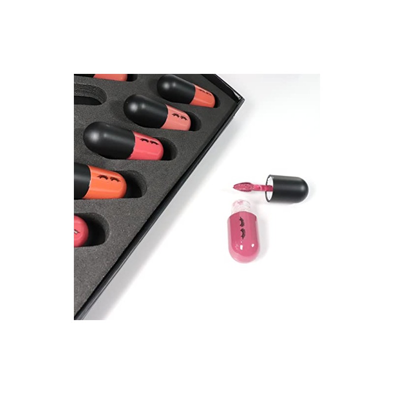 MLashes Kit Mini Labiales Mate y Aterciopelado con Plumpers Hidratantes