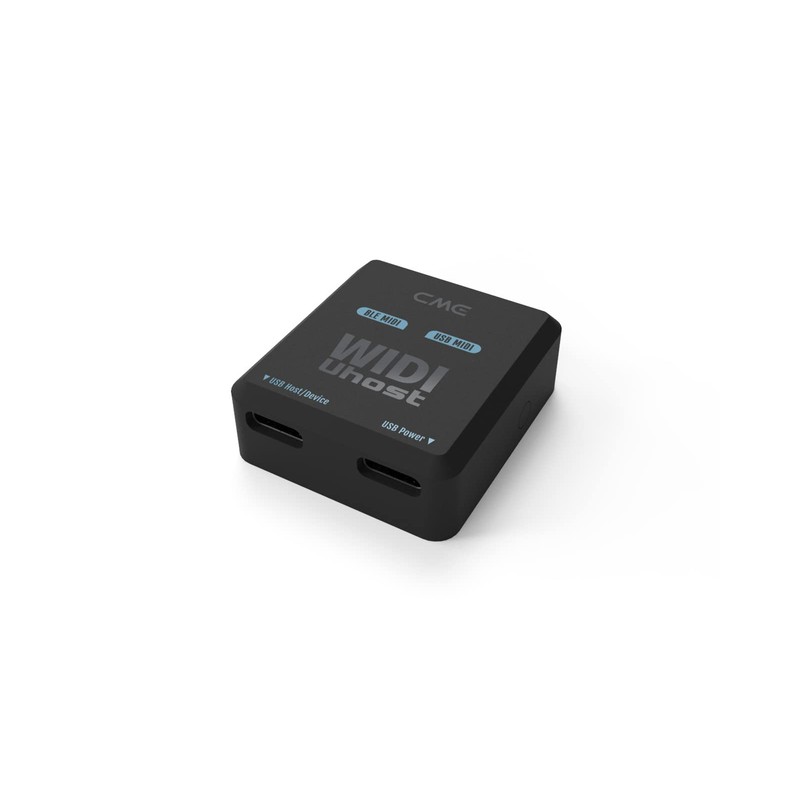 CME WIDI Uhost Wireless MIDI Adapter, USB-MIDI Compatible, Blue