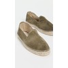 Manebi Men's Suede Classic Espadrilles, Suede Forest, Green, 11 Medium