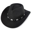 Women Felt Wide Brim Western Cowboy Hat for Men Panama