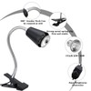 ZJNBMTFY Reptile Heat Lamp,UVA/UVB Reptile Light,360° Rotatable Clip,Turtle Heating Lamp