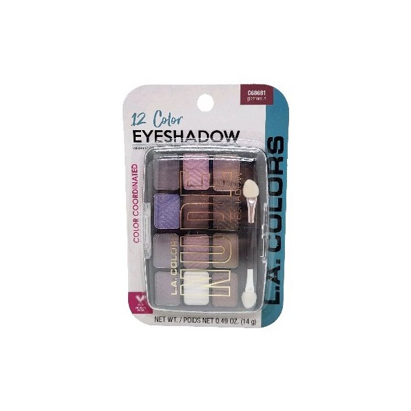 Eyeshadow L A Colors Urban Glamorous Eyeshadow Palette Makeup Eye