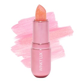 Winky Lux Glimmer Balm, pH Lip Balm, Color Changing Lipstick & Tinted Lip Balm, Hydrate & Plump with Buildable Pink Finish, Pink Opal