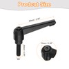 sourcing map 3Pcs M8 x 20mm Adjustable Knobs Handle Male