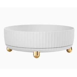 MAHIONG Lazy Susan Drehbares Aufbewahrungsregal, multifunktionaler Make-up-Gewürz-Organizer, Lazy Susan Gewürzregal für Küche, Bad, Wohnzimmer, 22 x 7,5 cm, 2 Stück