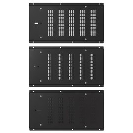 Foundation Vent Cover,Crawl Space Vent Cover for Foundation Garage Attic Home Improvement,16”x8.7”Outdoor Crawl Space Air Wall Vent with Damper&Screen Reduce Moisture,Fit 16"x8"Rough Opening,Black,3PK