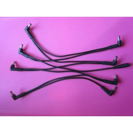 CW 1pcs  8-Way Daisy Chain Splitter Cord Cable 5.5mmx 2.5mm fit Guitar Effect Pedal