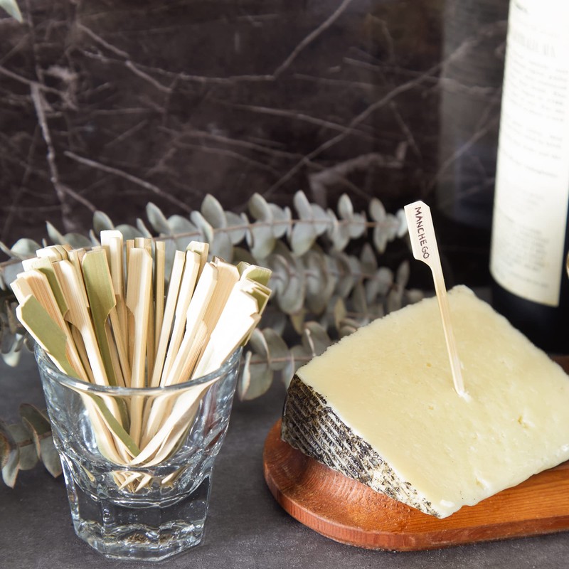 RSVP International Compostable Bamboo Serving & Cocktail Picks, Appetizer, 50-Count,