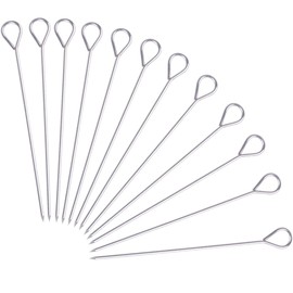 HONSHEN Turkey Lacers for Trussing Turkey 6 inches Stainless SteelSet of 12