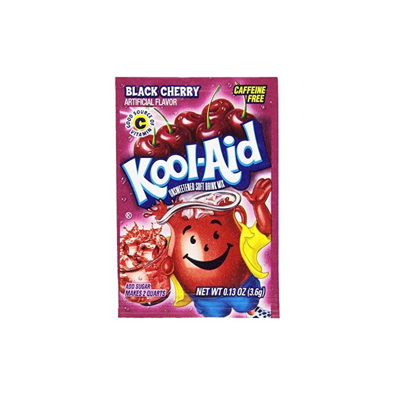Kool-Aid Drink Mix - 8 Packets (Black Cherry)