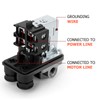 Preciva Air Compressor Pressure Switch Control Valve with 4 Way