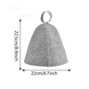 2 Pieces Sauna Hat Felt Sauna Hat Use to Avoid