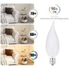 BUBYVV Frosted Flame Tip Chandelier Light Bulb，60W E12 Candelabra Base,Candle