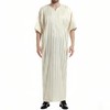 Musuly Men's Kaftan - Traditional Thobe Abaya Djellaba, beige