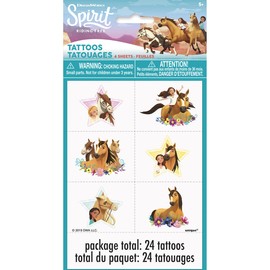 4 CT Spirit Riding Free Tattoo Sheets