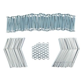 cskj Transmission Torque Converter Brackets Retainers 50 pcs + Carriage Bolts & Nuts