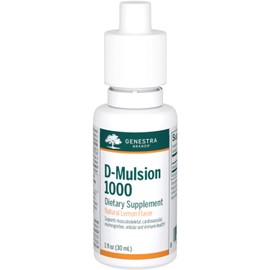 Genestra Brands Genestra Brands D-Mulsion 1000 - Liquid Vitamin D Supplement - Natural Lemon Flavor - 1 Fl Oz