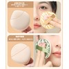LIMUNJIZ Marshmallow Puff (2 Pieces), Makeup Puff for Wet and