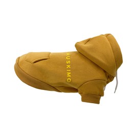 Huskimo Mt Baw Baw Dog Hoodie, Mustard, 46cm