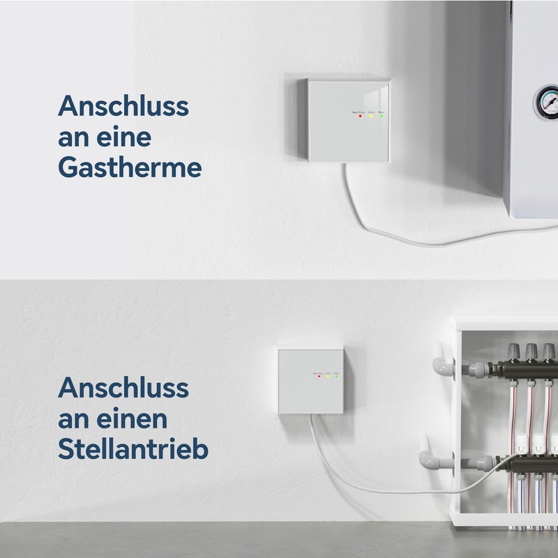 Beok Smart Thermostat for Gas Boiler, RF and WiFi Controlled