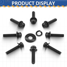 NOOTO 20 Pcs M4X20mm TV Base/Legs/Stand Screws Fit for LG 60UJ6050v 65UJ6300 65UJ6350