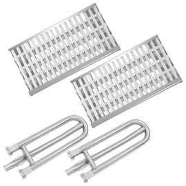 Boloda Ceramic Rod Radiant Tray for DCS Grill Parts Replacement 27DBQR, DCS 36 BGB36-BQARL, DCS 48 BGB48-BQARN, Stainless Steel Grill Heat Plates Shield with Grill Burners Briquette Tray